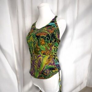 Y2K Women's Printed Tank Top Tankini Rave Y2K whimsigoth m/l